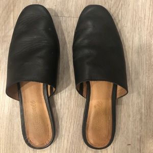 Madewell Cory mule leather flats